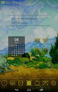 Vincent Van Gogh Atom theme