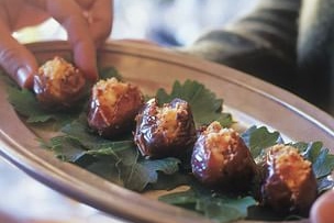 Dates Stuffed with Goat Cheese