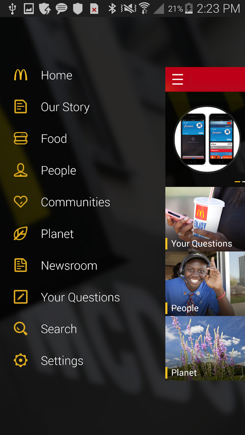 McDonald’s® Ambassador Screen 2
