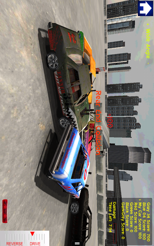 Android application Demolition Derby Reloaded screenshort