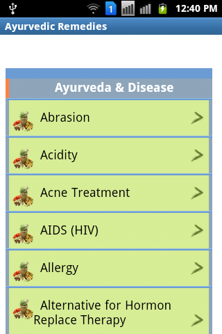 Ayurvedic Remedies