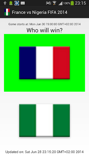 France vs Nigeria FIFA 2014