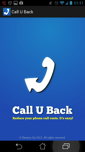 Call U Back