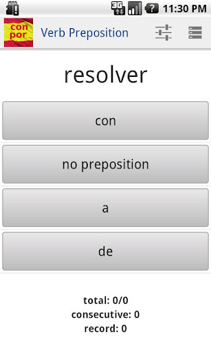 Spanish Verb Prepositions Quiz