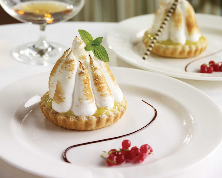 Sky High Lemon Meringue Pie, available from the kitchen of your Royal Caribbean ship. 