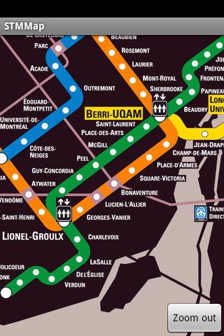 STM Metro Map - screenshot