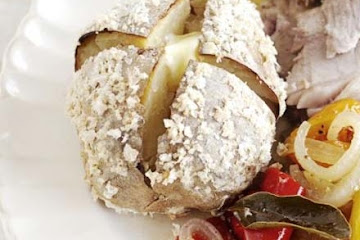 Salt-baked potatoes
