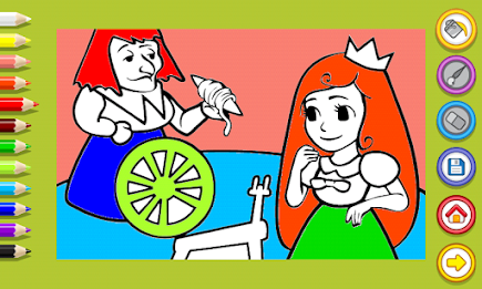 Girls Coloring by rubycell poster 2