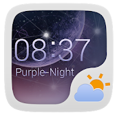 PURPLENIGHT THEME GO WEATHEREX