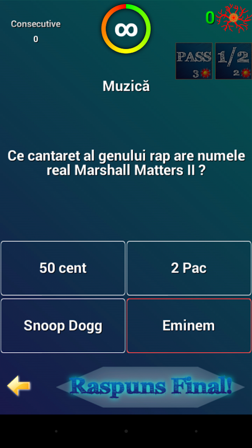 Android application Știi sau nu? Full screenshort