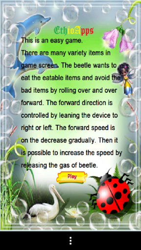 Kids Player Beetle Game