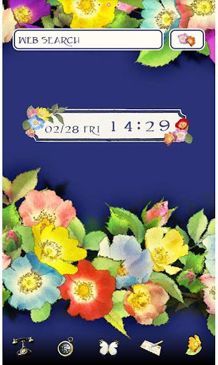 Cute Theme-Navy & Roses- 1.0 Windows u7528 1