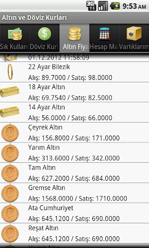 【免費財經App】Altın ve Döviz Kurları-APP點子