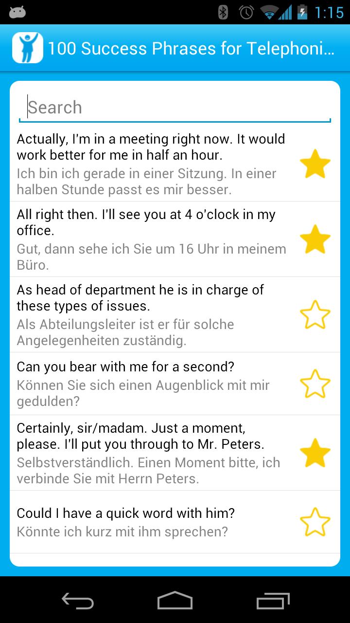 100 Telephone Success Phrases Screen 3
