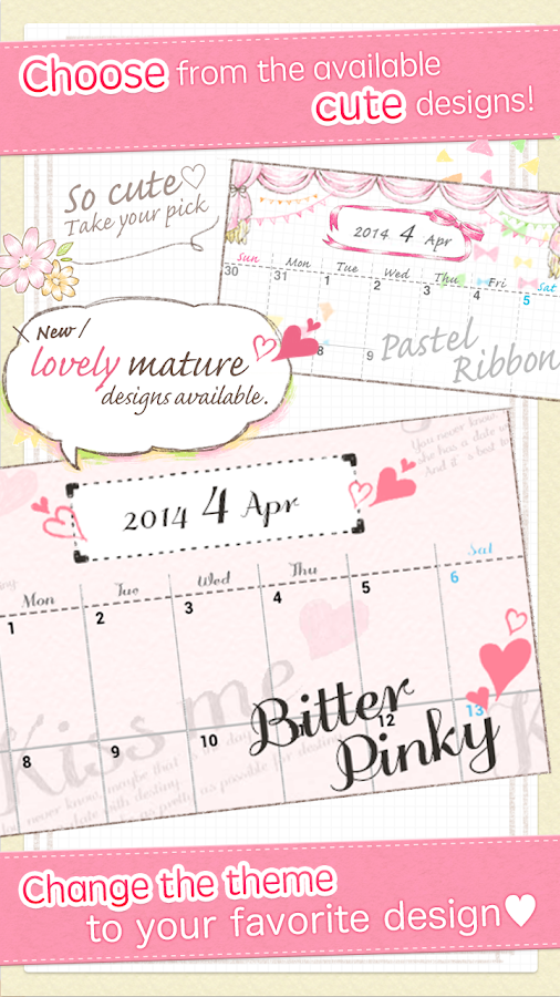 Coletto calendar~Cute diary - screenshot