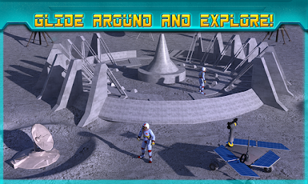 Space Moon Rover Simulator 3D poster 3