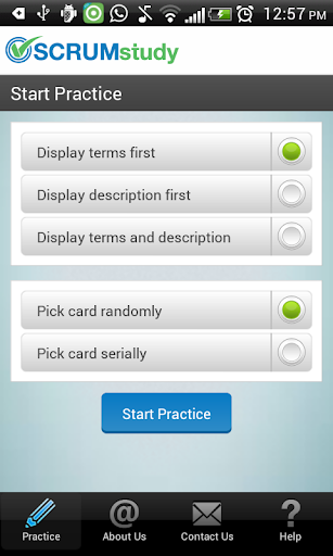 SCRUMstudy Agile Flashcard