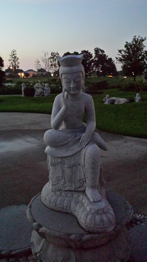 Peaceful Man Buddhist Statue