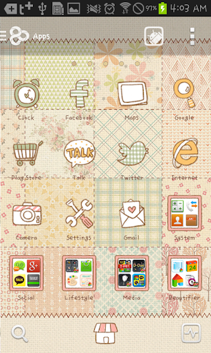 【免費個人化App】Fall patterns Go Launcher-APP點子