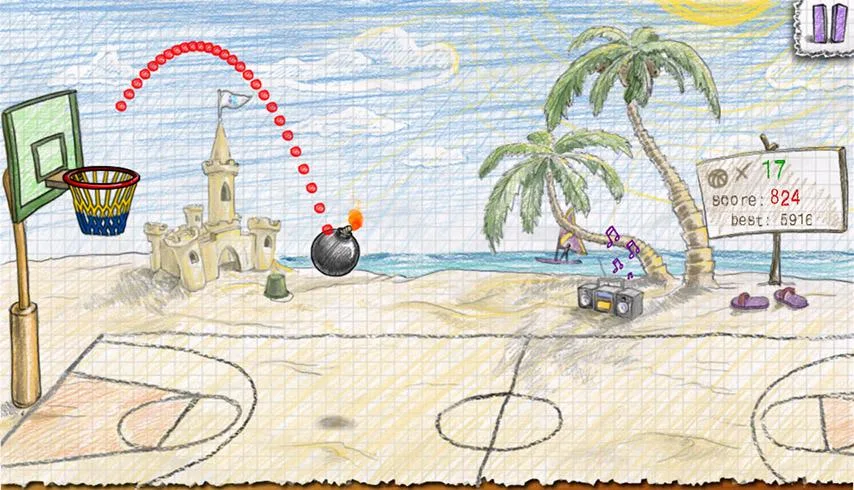   Doodle Basketball 2- screenshot 