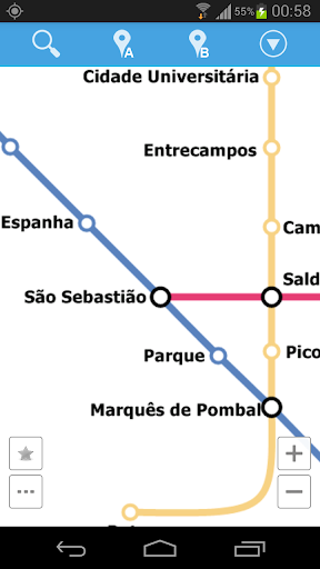 Lisbon Metro Map