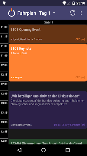 31C3 Schedule