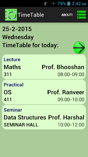 TimeTable