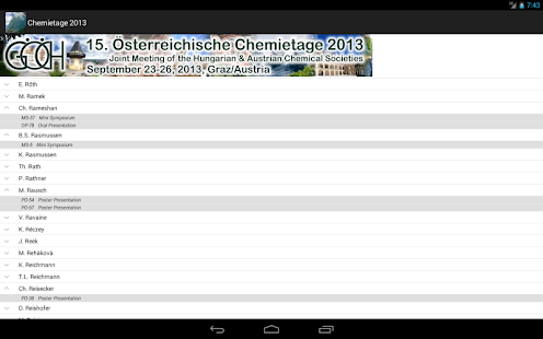 Austrian Chemistry Days 2013 Screenshots 3