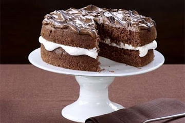 Light & fluffy chocolate mocha cake