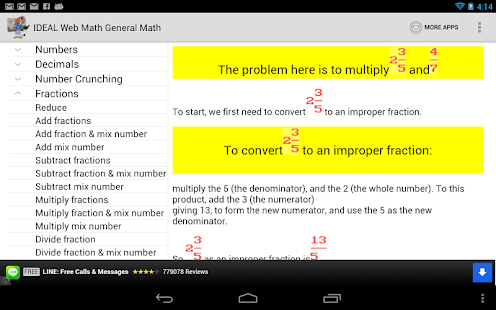 IDEAL Web Math General Math Screenshots 8