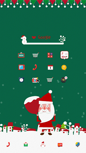 Mr. Santa dodol launcher theme