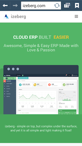 izeberg Cloud ERP