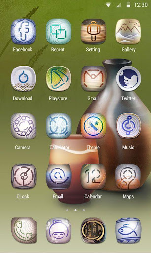【免費個人化App】Ceramics Theme - ZERO launcher-APP點子
