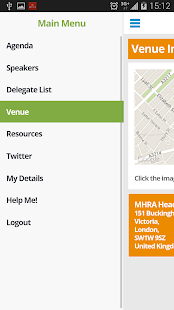 MHRA Hot Topics Event App 2015 Screenshots 3