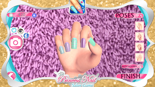 Princess Nail Salon Game