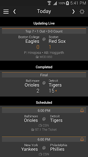 Baseball MLB Live Scores News