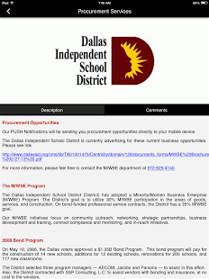 Dallas MWBE Screenshots 1