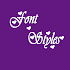 Font Styles1.8