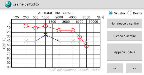 Esame dell'udito- miniatura screenshot  