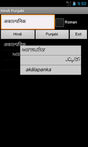 Hindi Punjabi Dictionary