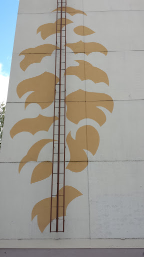 Yellow Leaf Mural