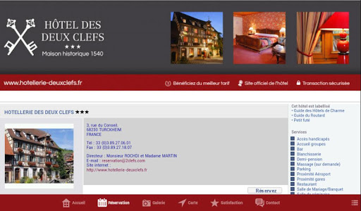 【免費旅遊App】Hôtel des Deux Clefs-APP點子
