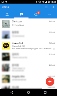 KakaoTalk theme Material Blue