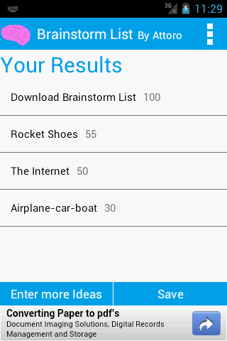 Brainstorm List Pro