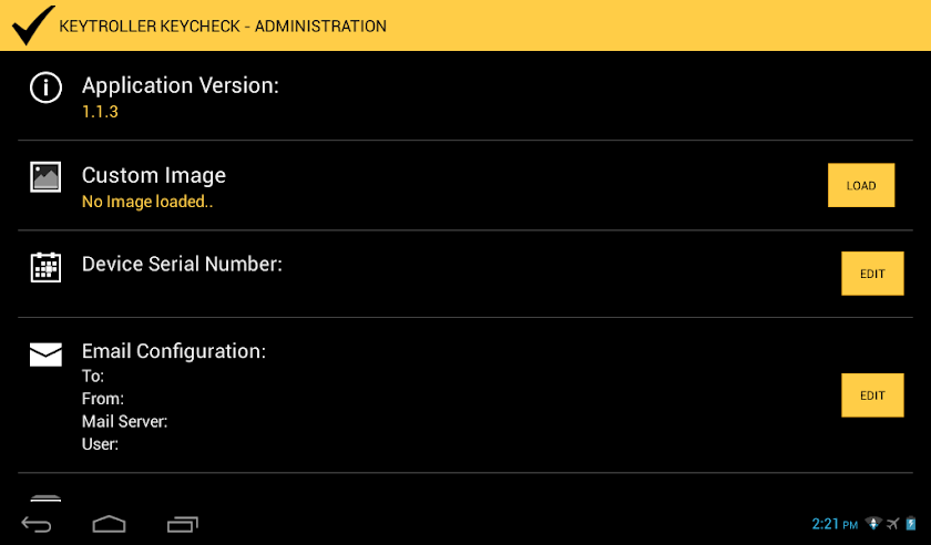 KEYCHECK Inspection Checklist Screen 2