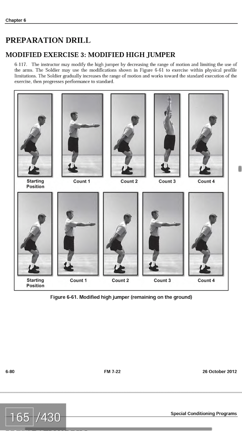 Army Physical Fitness Training Screen 3