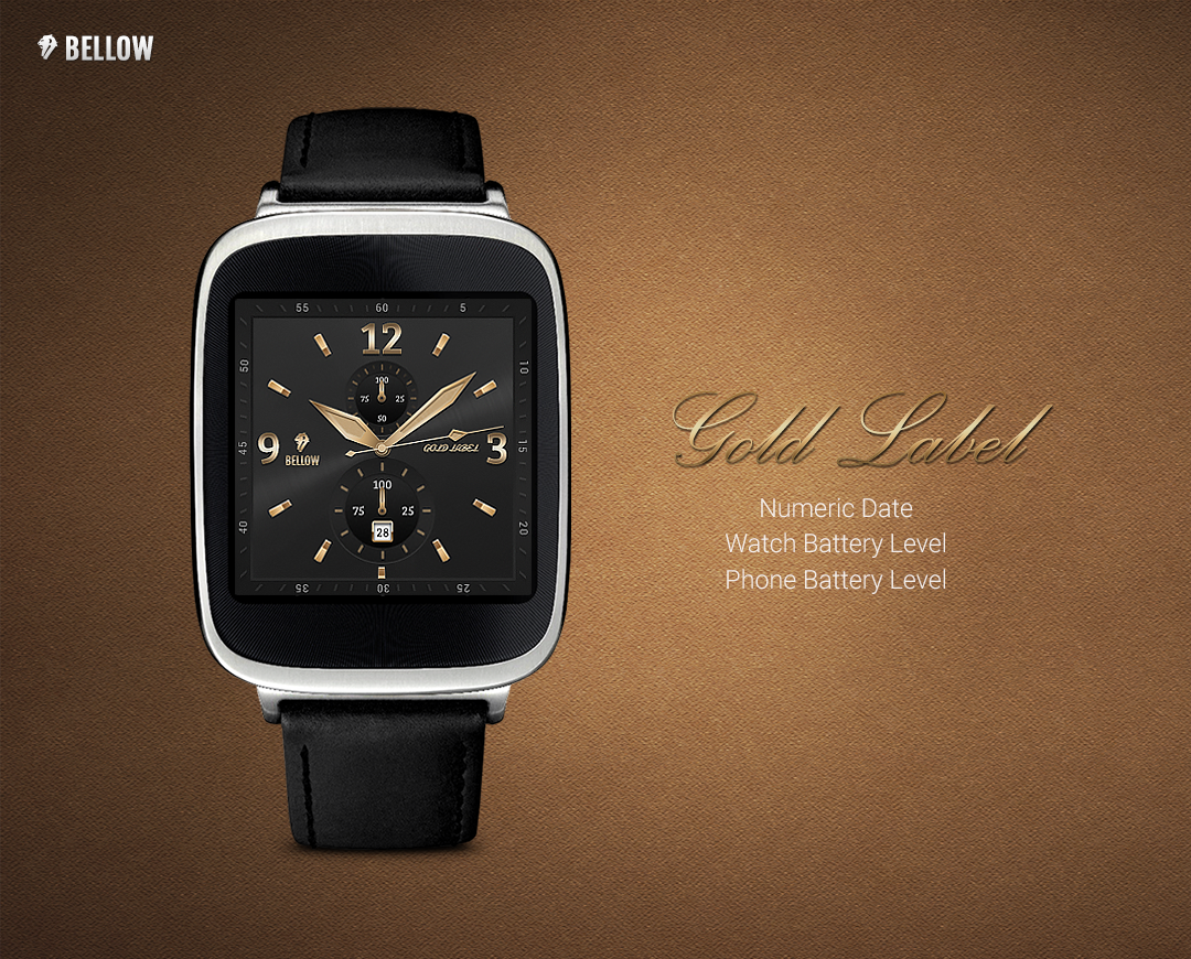  Gold Label watchface by Bellow: captura de tela 