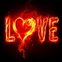 3D cool love logo