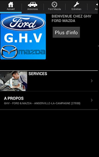 GHV FORD ET MAZDA