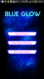 How to get GO Keyboard Blue Glow Theme Varies with device apk for pc